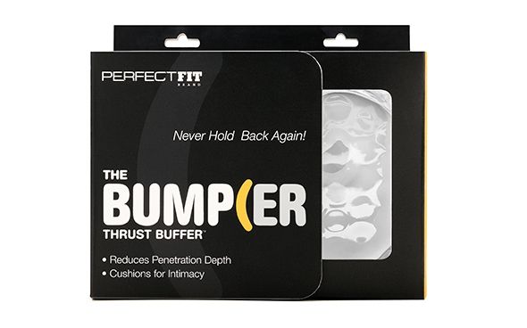 This hot new sex toy provides more "cushion for the pus... Perfect Fit - Base & Donut Bumper Stretcher - Clear photo-6