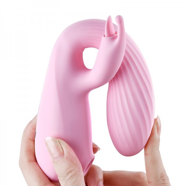 Introducing the Erocome Triangulum 3-in-1 Vibrator, a ground... Erocome - Triangulum - Pink photo-7