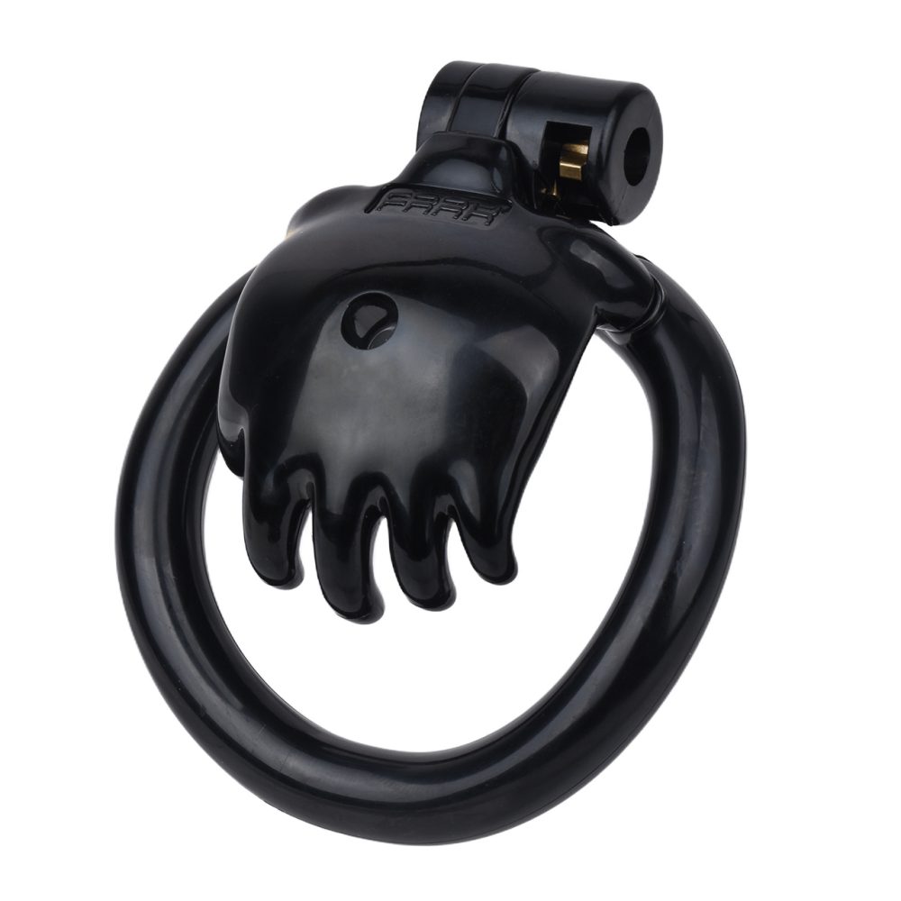 Material: Resin
Cage high: 32mm  ... FAAK - Hand Shaped Resin Chastity Cage - Black photo-5