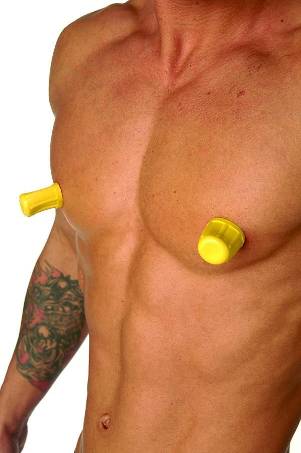 Used to extract poison out of the body from a snake bite. Th... Master Series - Nipple Suckers - Yellow photo-2