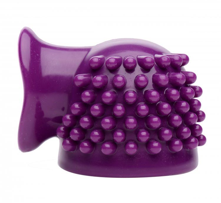 Discover new pleasure sensations with your powerful massage ... Wand Essentials - Triple Thrill 3 in 1 Silicone Wand Attachment - Purple photo-4