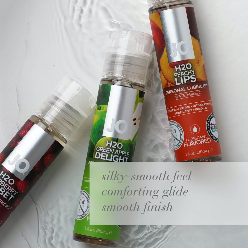 The JO H2O FLAVORED COLLECTION offers a flavorful array of p... JO - H2O Green Apple Lubricant - 30ml photo-3