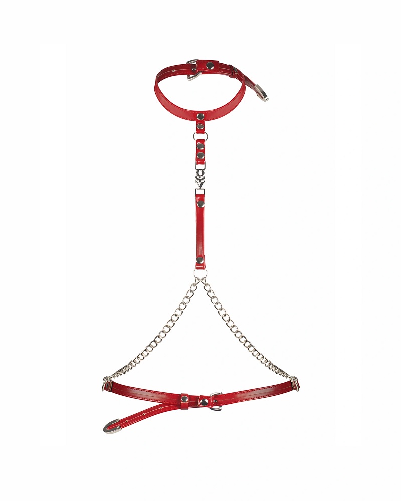 Obsessive - Inferro Harness Top - Red - S/M/L 照片-6