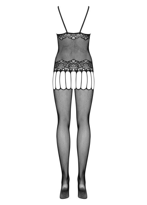 Yes, you’re gonna love this amazing bodystocking! It’s a kni... Obsessive - Bodystocking F235 - Black - S/M/L photo-8