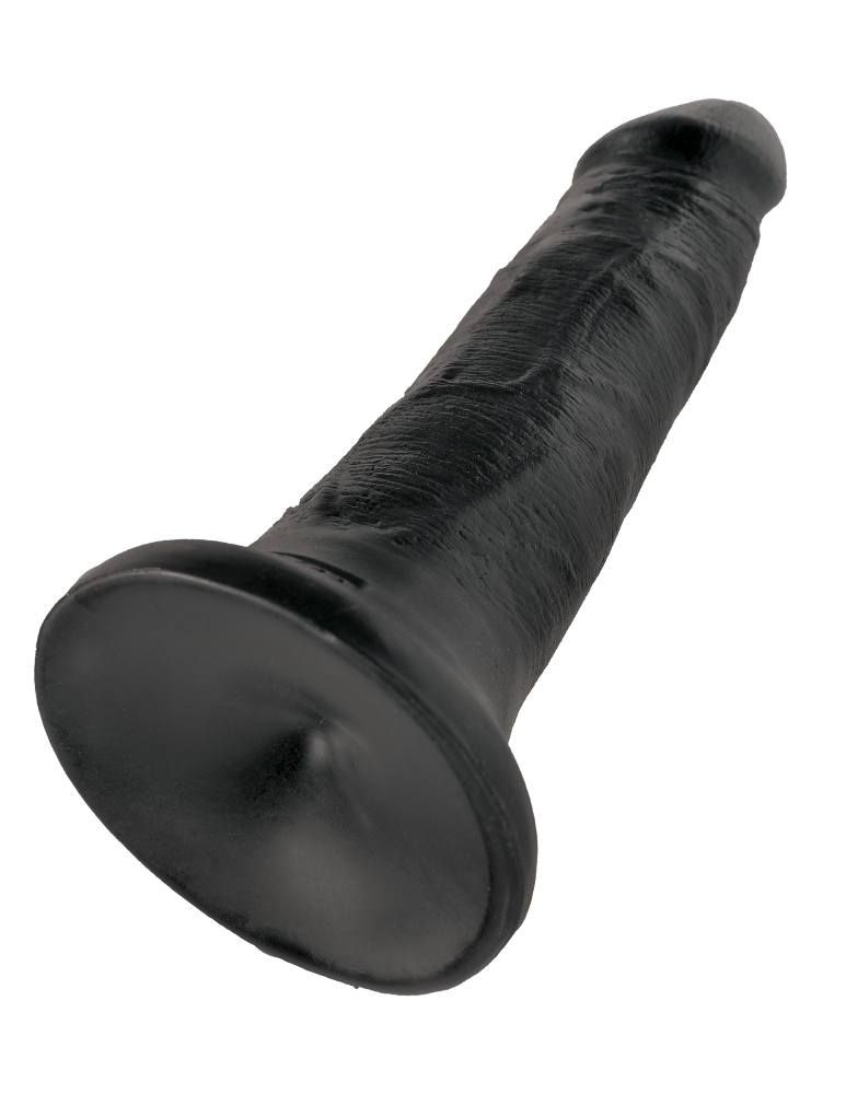 Do you want your first dildo to look and feel just like the ... King Cock - Cock 5″ - Black photo-4