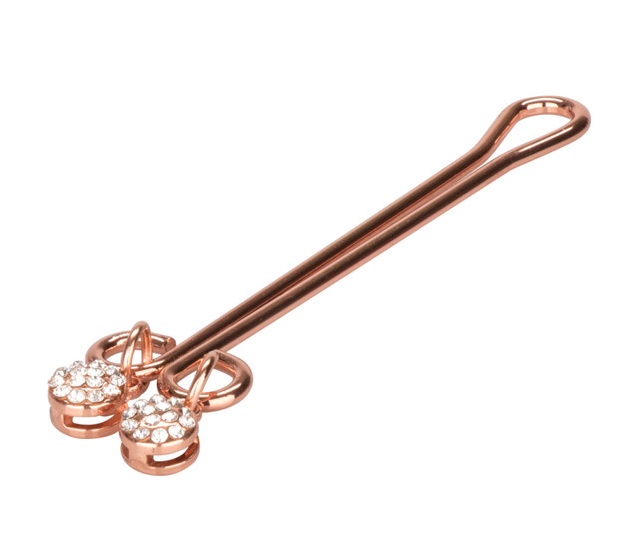 Exciting and beautiful Entice Crystal Intimate Clip is a des... CEN - Entice Crystal Intimate Clip - Gold photo-2