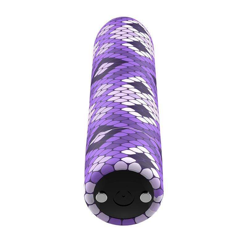 Discover the new collection of rechargeable vibrating bullet... Custom Bullets - Trial Magnetic Bullet - Purple photo-3