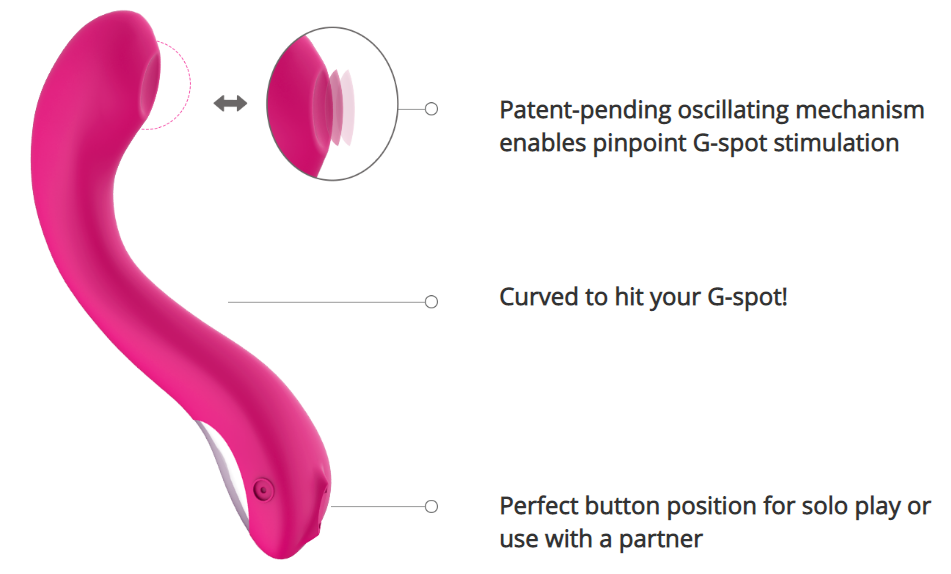 Osci is the most innovative g-spot toy available!
Pate... Lovense - Osci - G-Spot Vibrator - App Controlled photo-3