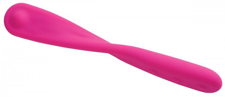 Enjoy a customized masturbation experience, with this unique... Inmi - Love Stick 13x Bendable Silicone Vibe - Pink photo-2