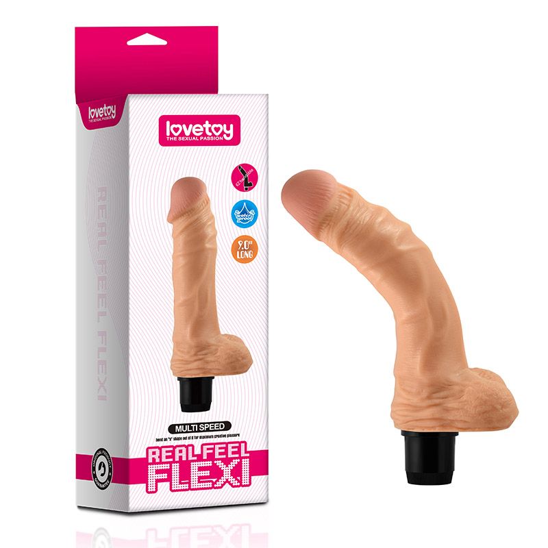 You re only limited by your imagination with what you can do... Lovetoy - 9.25" Real feel Flexi Vibrator - Flesh photo-8