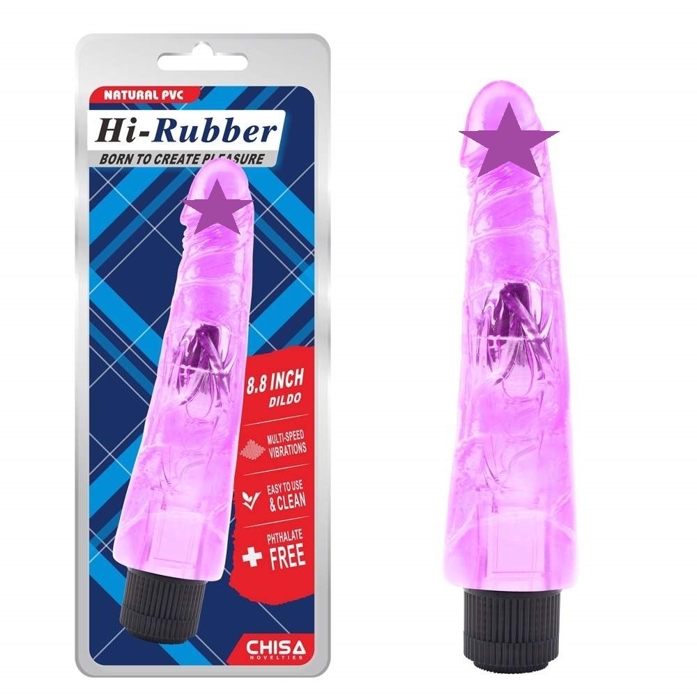 Multi-Speed Vibrations
Material:Natural PVC
Product Size:2... Chisa - 8.8″ Vibrating Dildo - Purple photo-2
