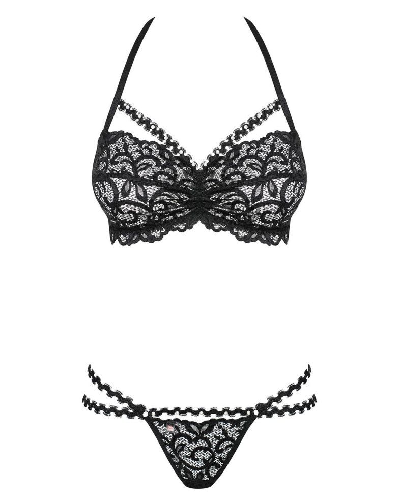 Obsessive - Joylace Lingerie Set - Black - L/XL photo-7