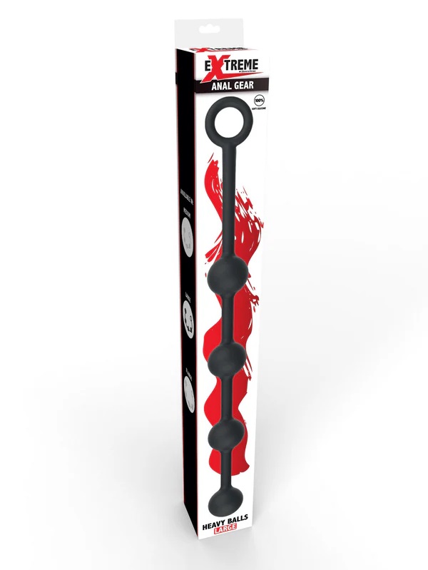 Extreme by Hidden Desire offers a unique collection of anal ... Hidden Desire - Heavy Anal Beads L - Black photo-5