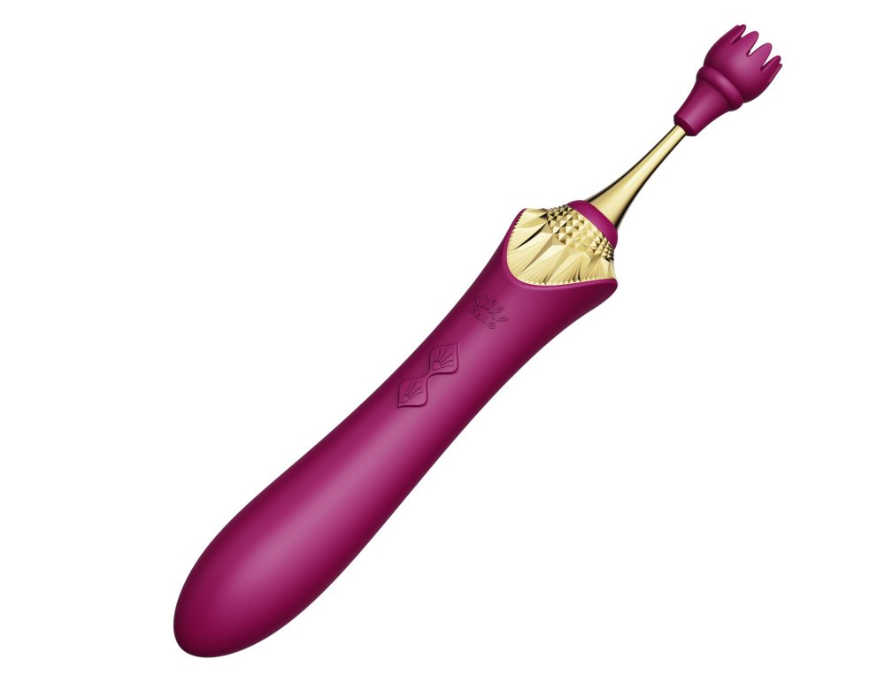 The name of Bess comes from Egyptian God Bastet, who is the ... Zalo - Bess APP Dual Vibrator - Velvet Purple photo-4