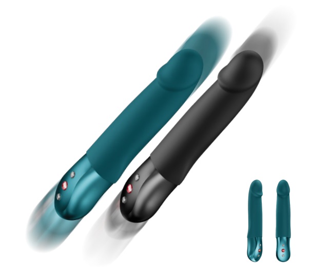 Fun Factory - Stronic Real 抽插式脉冲震动器 - 深绿色 照片-3