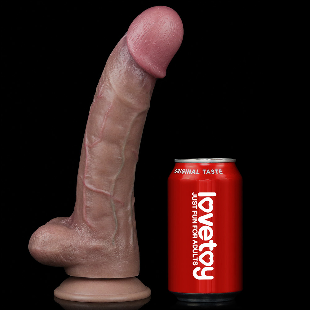 Built to deliver the most lifelike satisfaction, Love Toy Du... Lovetoy - 10.5'' Dual Layered Realistic Cock photo-19