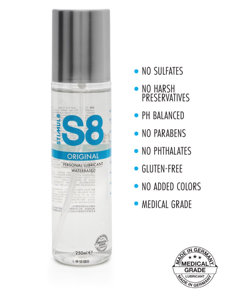 S8 - Waterbased Lube - 250ml photo-2