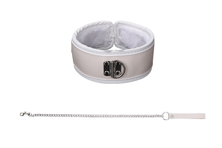 MT - Slave Training Bondage Set - Fluff White MT - Slave Training Bondage Set - Fluff White photo-8