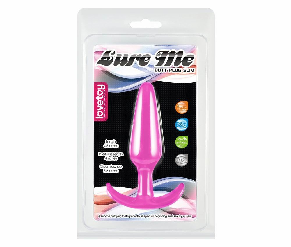 Length: 4 inches
Insertable Length: 3.5 inches
Circumference... Lovetoy - Lure Me Classic Anal Plug S - Pink photo-8