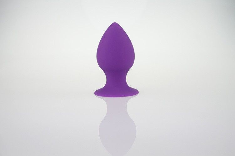 MT - Silicone Anal Plug 65x42mm - Purple photo-6