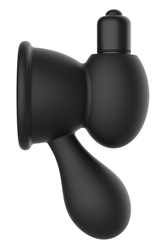 Sucking and vibrations, that means more excitement and more ... Dreamtoys - Essential Vibro Nipple Teasers - Black photo-5