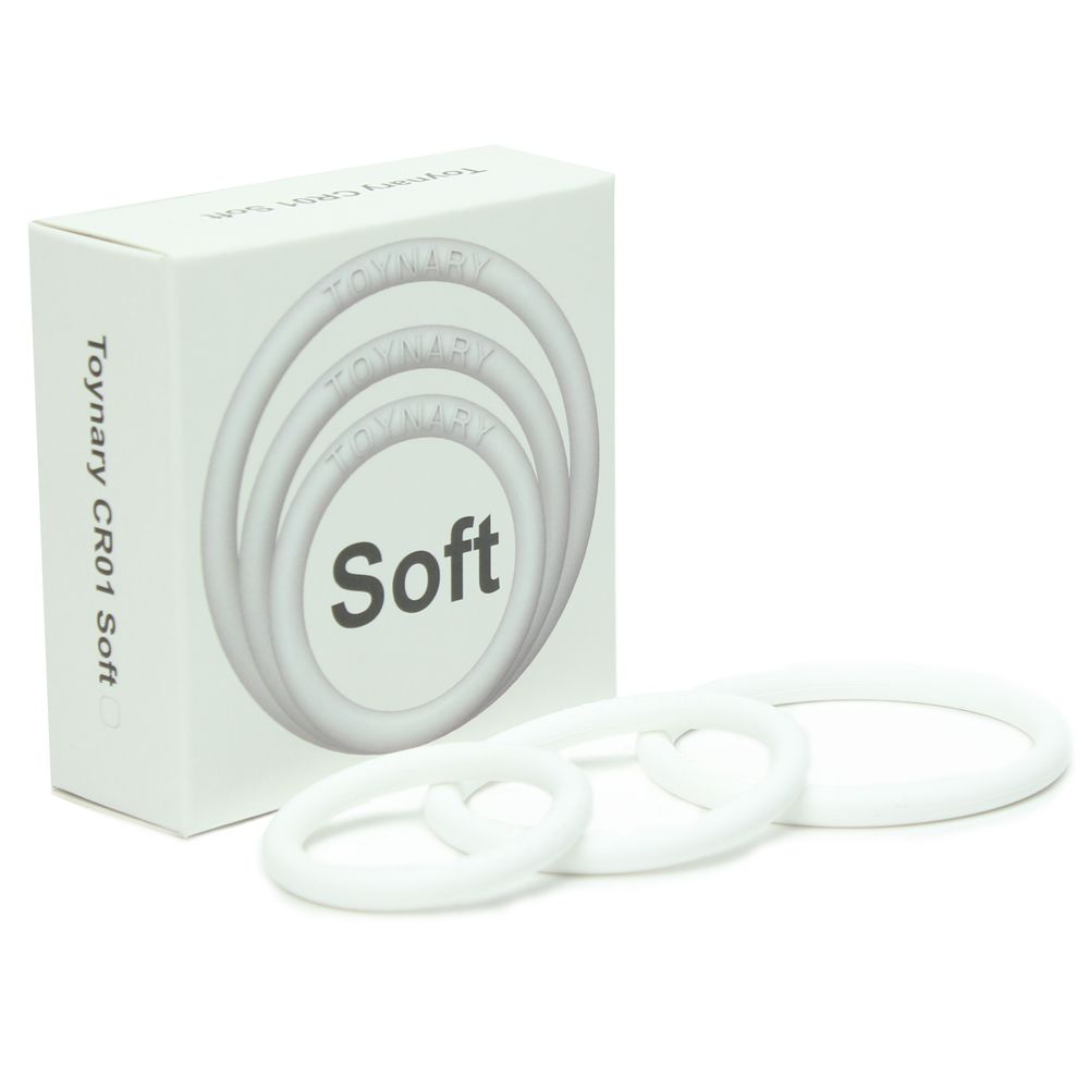 Toynary - CR01 Soft Cock Rings - White