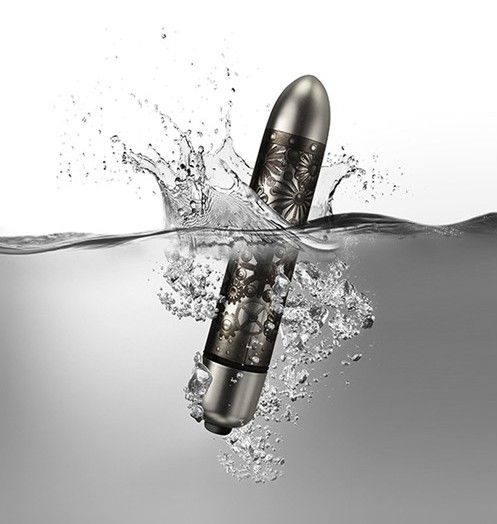 RO-90mm - Dr Rocco will take you on an adventure deep into y... Rocks-off - Night Wish Bullet - Silver/Black photo-3