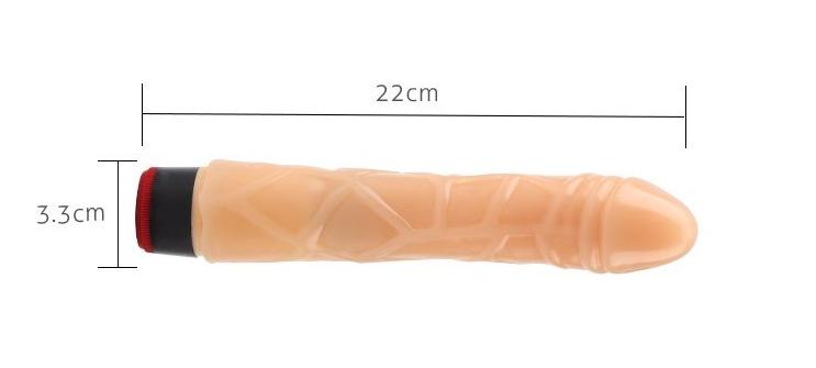 Material:TPR or T-Skin
Product Size:22cm.¢3.3cm
Product Weig... Chisa - 9" Vibe Cock Diam 3.3cm - Flesh photo-7