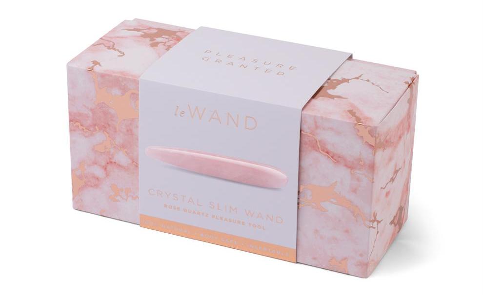 Le Wand - 细长水晶按摩棒 - 蔷薇石英 照片-9