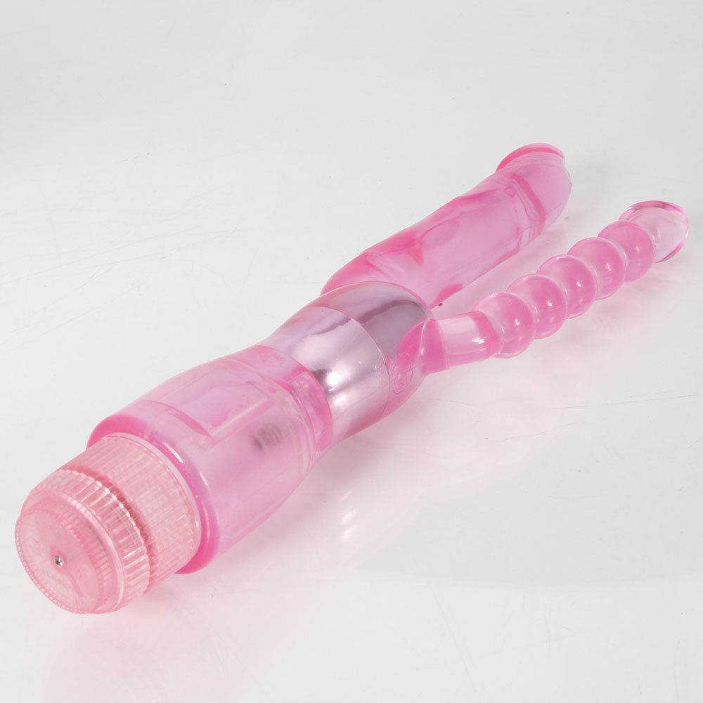 Are you looking for some special 02 Vibrators?This dual pene... Aphrodisia - Double Pleasure Dual Penetrator Vibrator - Pink photo-12