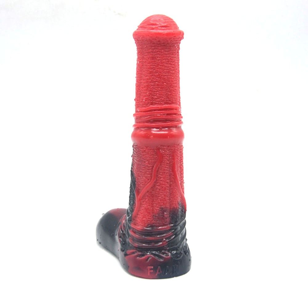 Huge horse dildo &n... FAAK - Horse Dildo - Red/Black photo-10