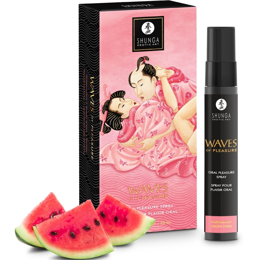 Shunga - Waves Pleasure Oral Spray Watermelon - 20ml photo-2