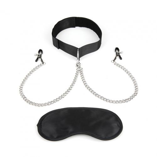 Lux Fetish - Collar and Nipple Clips photo