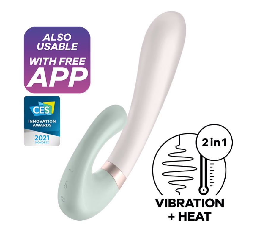 The Satisfyer Heat Wave vibrator ignites your passion in a n... Satisfyer - Heat Wave - Mint photo-2