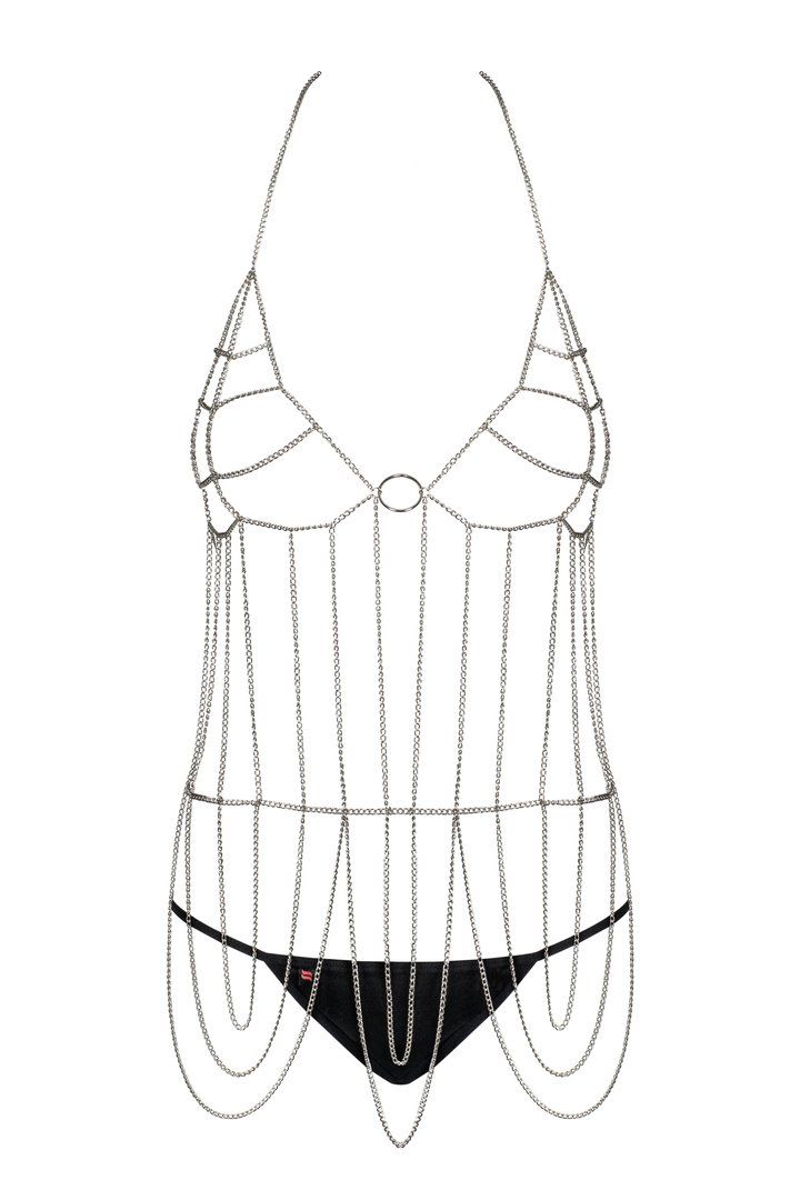 Obsessive - Punker Top & Thong - S/M photo-3