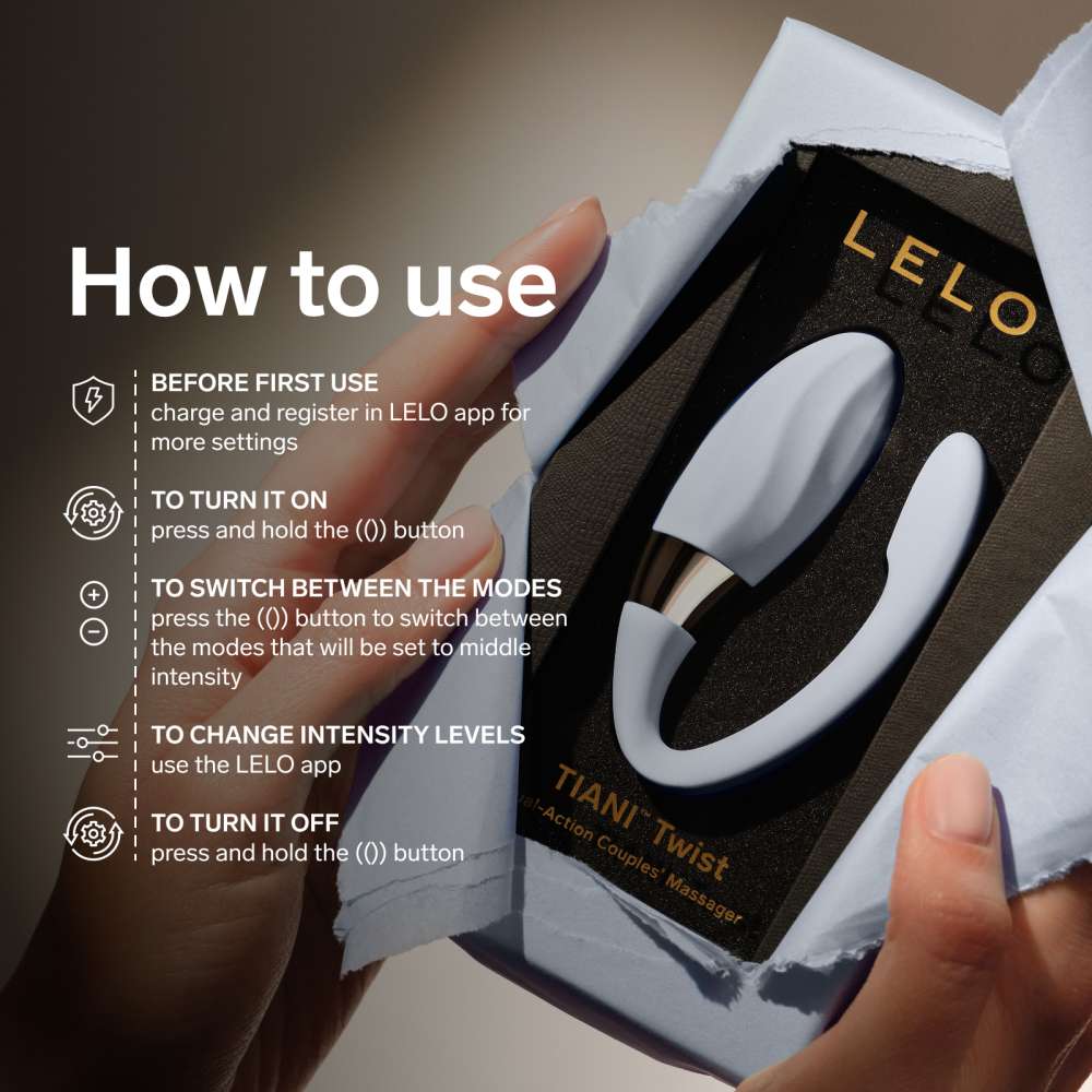 Lelo - Tiani Twist 可APP控双动式情侣按摩器 - 珊瑚绿色 照片-9
