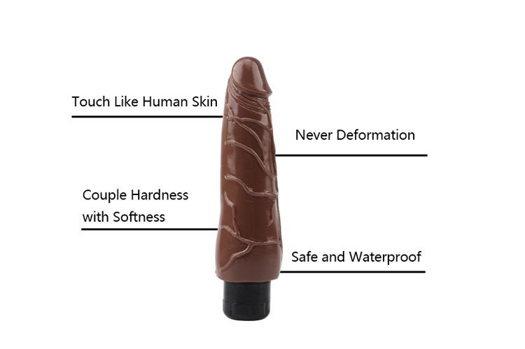 Multi-Speed Vibrations, Waterproof, Phthalate Free.
Materia... Chisa - 7.3″ Mike Vibe Dildo - Brown photo-7