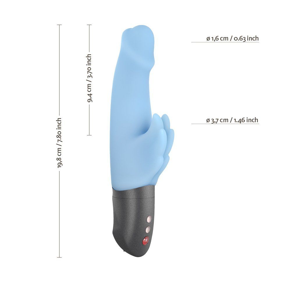 FUN FACTORY’s patented new technology is about to change you... Fun Factory - Wicked Wings - Light Blue photo-6