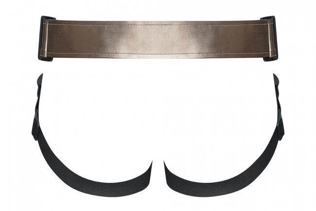 The Strap-On-Me Curious Harness with its unique design will ... Strap-On-Me - Leatherette Harness Curious - Brown photo-2