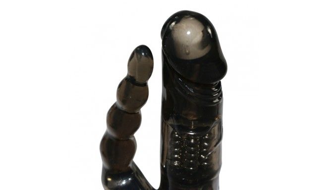 The Anal Rotator Pearl is a flexible jelly vibrator with rot... Seven Creations - Anal Rotator - Black photo-2