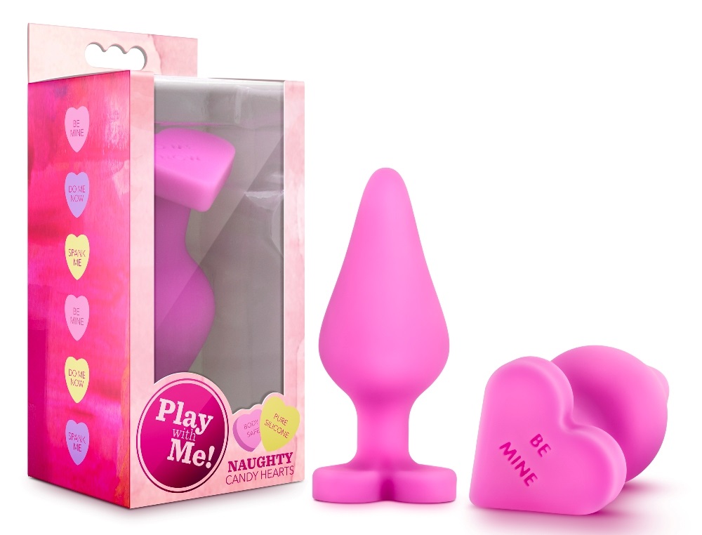 The special heart-shaped base is the outstanding feature tha... Blush Play - Naughty Candy Heart Be Mine Plug - Pink photo-3