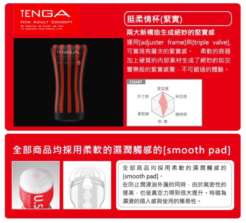 Tenga - 軟管飛機杯 - 黑色刺激型 照片-6