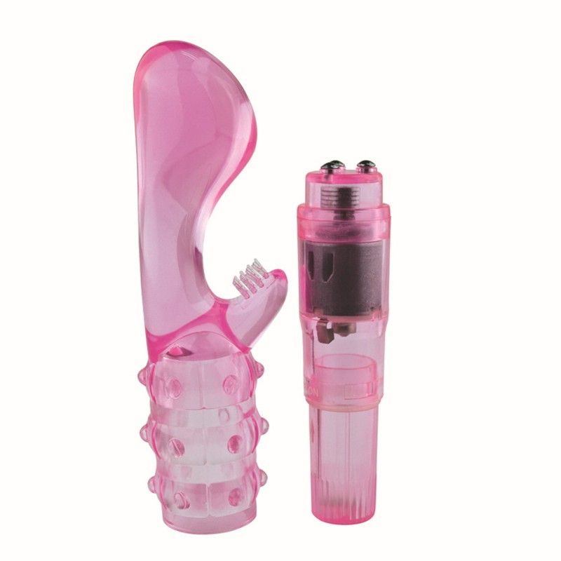 This is a Novel design G-Spot Vibration with a ON/OFF Vibrat... Aphrodisia - Rocket Rickle Massager - Pink photo-2