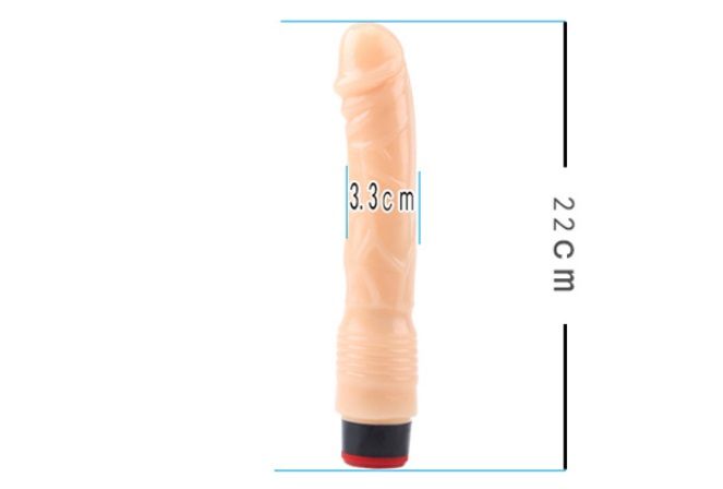 Material:T-Skin
Product Size:22cm.¢3.3cm
Product Weight:0.12... Chisa - 9″ Vibe Cock TPE - Flesh photo-10