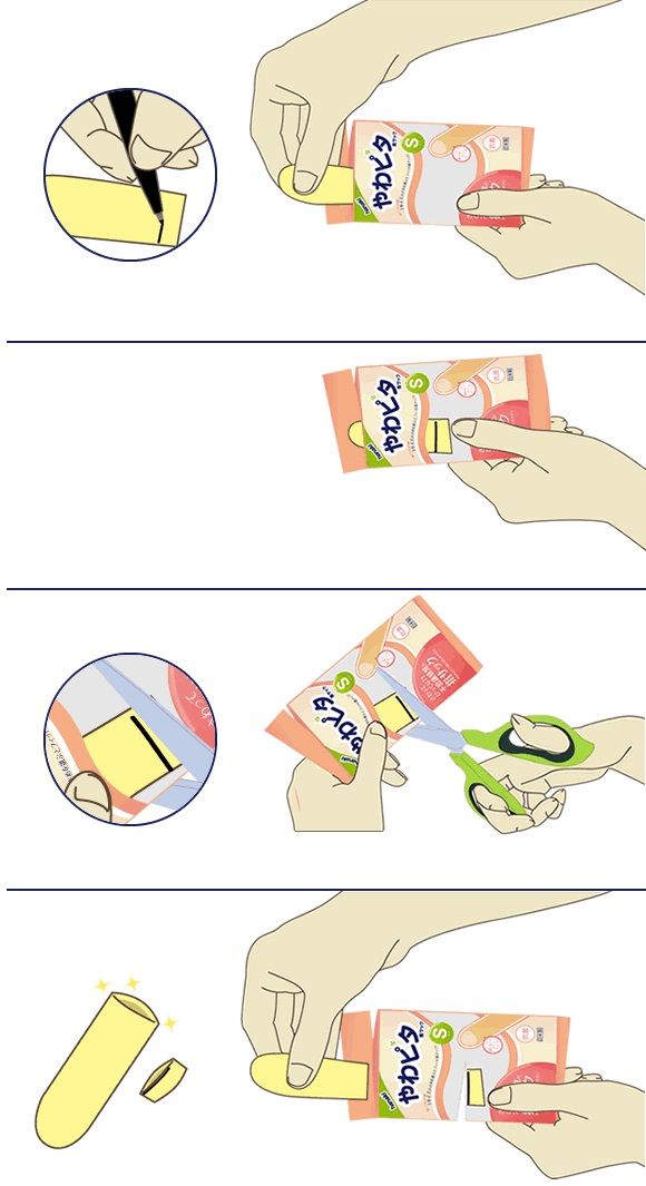 Yawa Pita - Finger Condoms Small - 2pcs photo-3