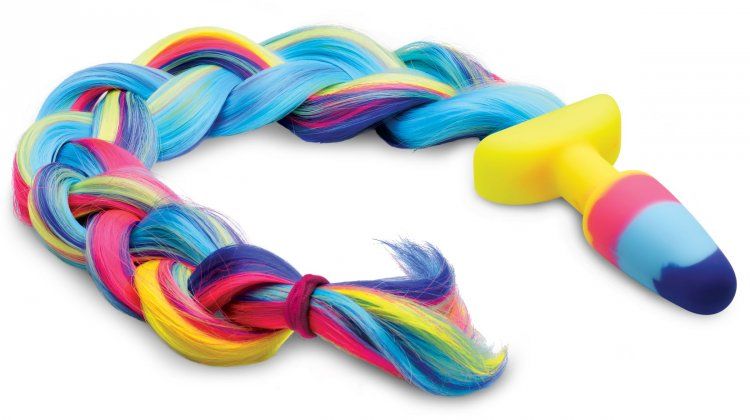 Tailz - Unicorn Tail Anal Plug - Rainbow photo-3
