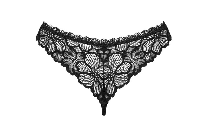 Obsessive - Serafia Panties - Black - XL/2XL photo