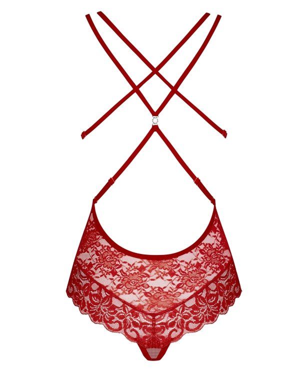 You’re beautiful and this teddy is absolutely special – it w... Obsessive - 860-TED-3 Teddy - Red - L/XL photo-8