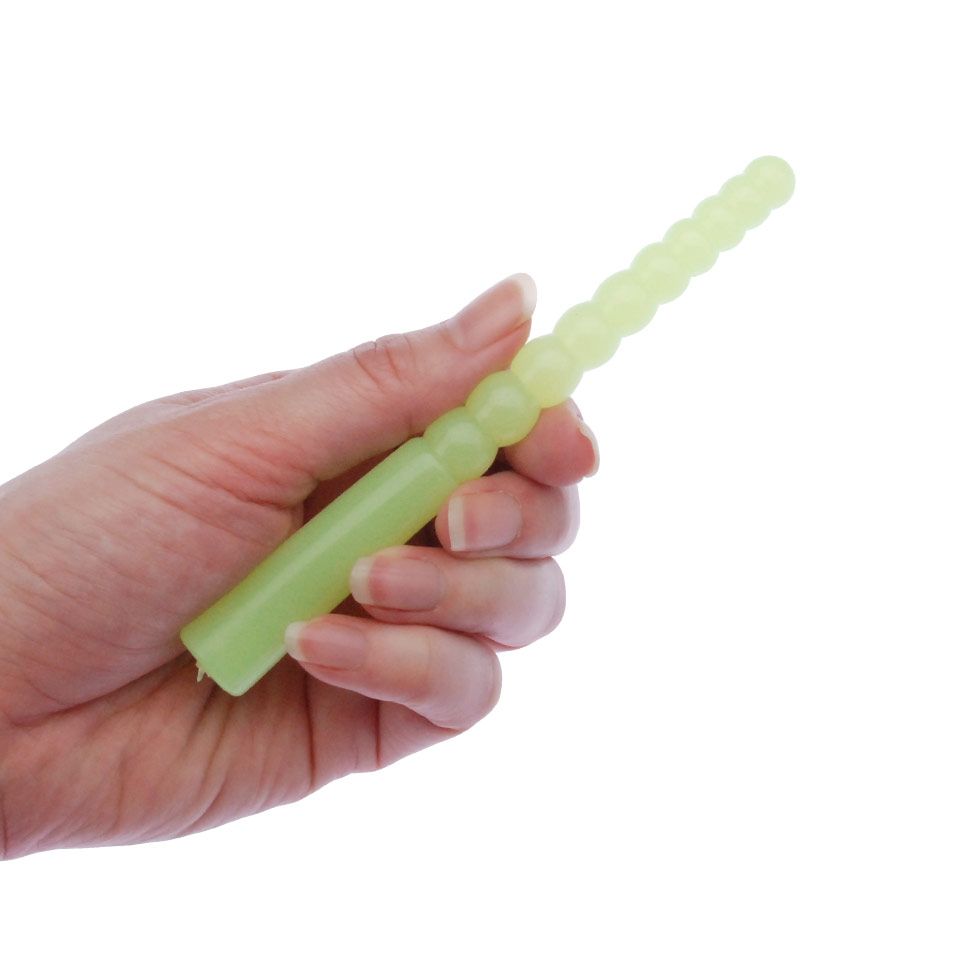 Peaches - 3 Anal Green Beads photo-5