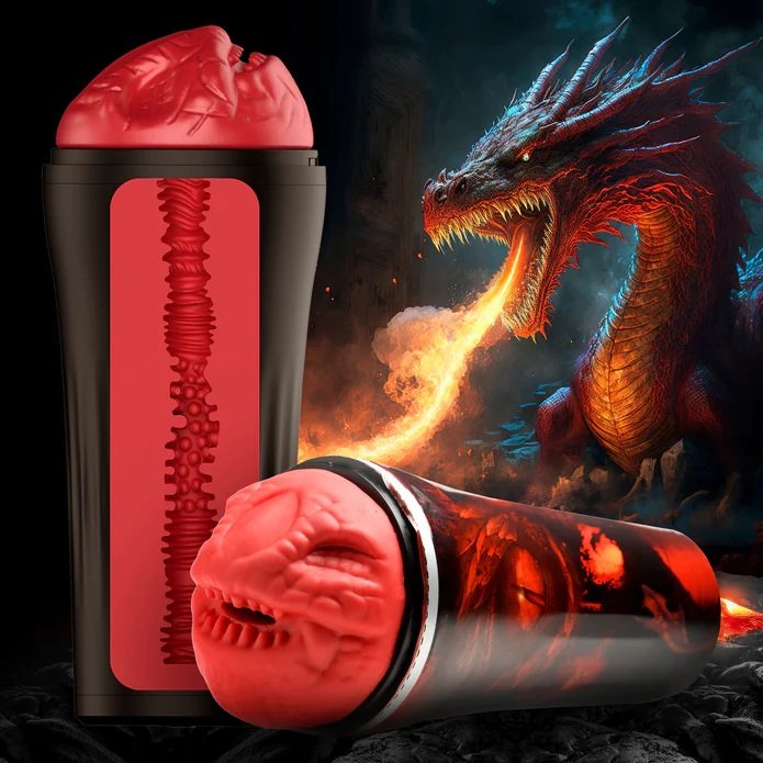 Are you ready to be ravaged by fire-breathing dragons? This ... Creature Cocks - Dragon Snatch Stroker photo-2